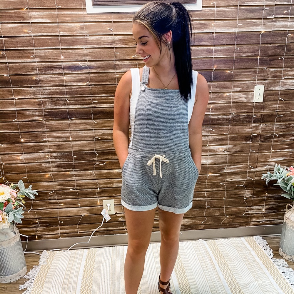 Cotton short overalls